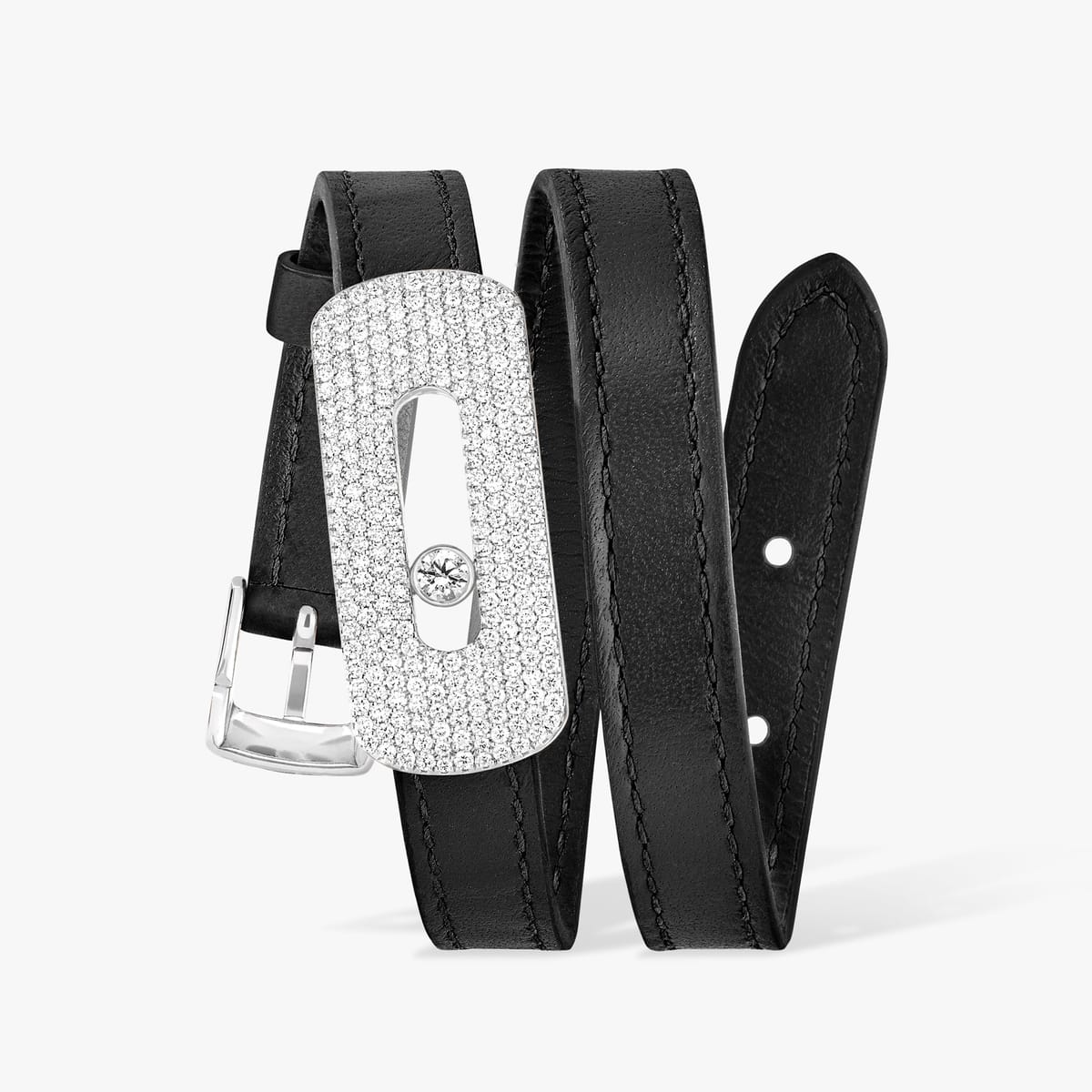 My Move密镶钻石手链超大号款 White Gold Diamond For Her Bracelet 30005-WG