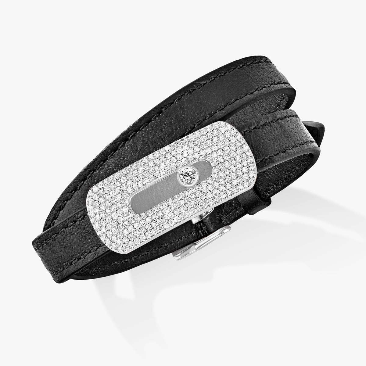 My Move密镶钻石手链超大号款 White Gold Diamond For Her Bracelet 30005-WG