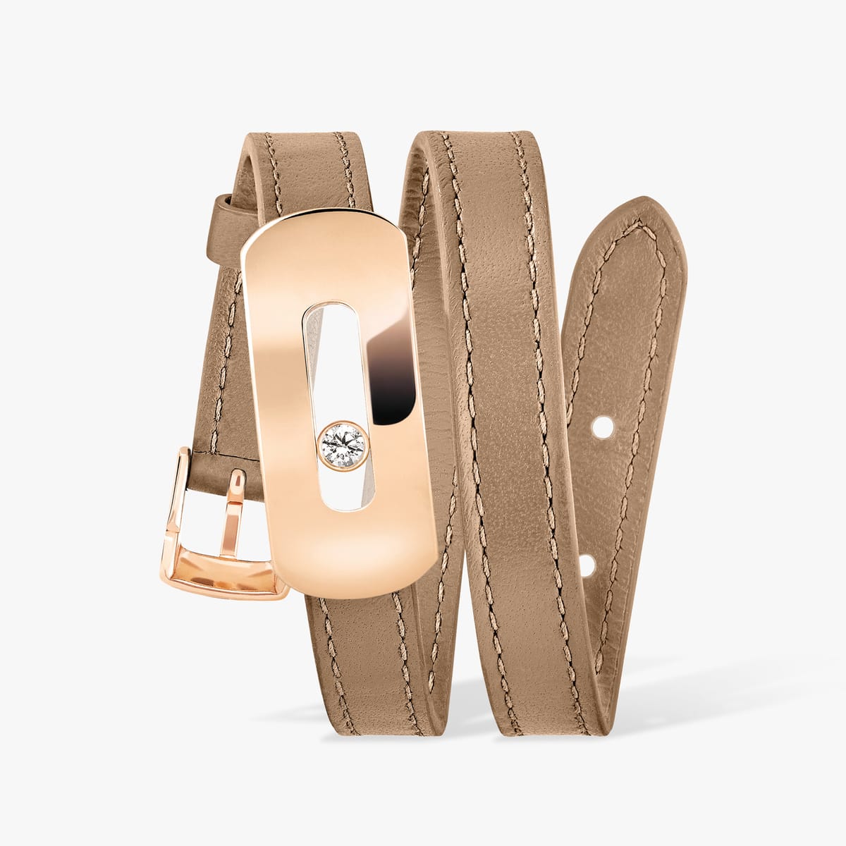 My Move手链超大号款 Pink Gold Diamond For Her Bracelet 30006-PG