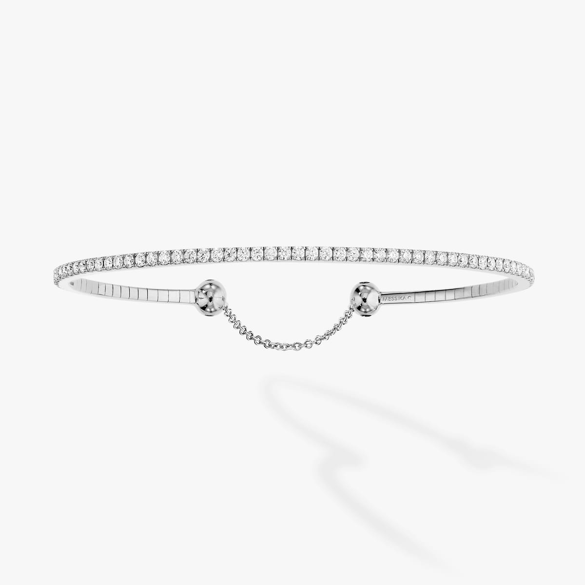 Skinny 1,6ct White Gold Diamond For Her Bracelet 04849-WG