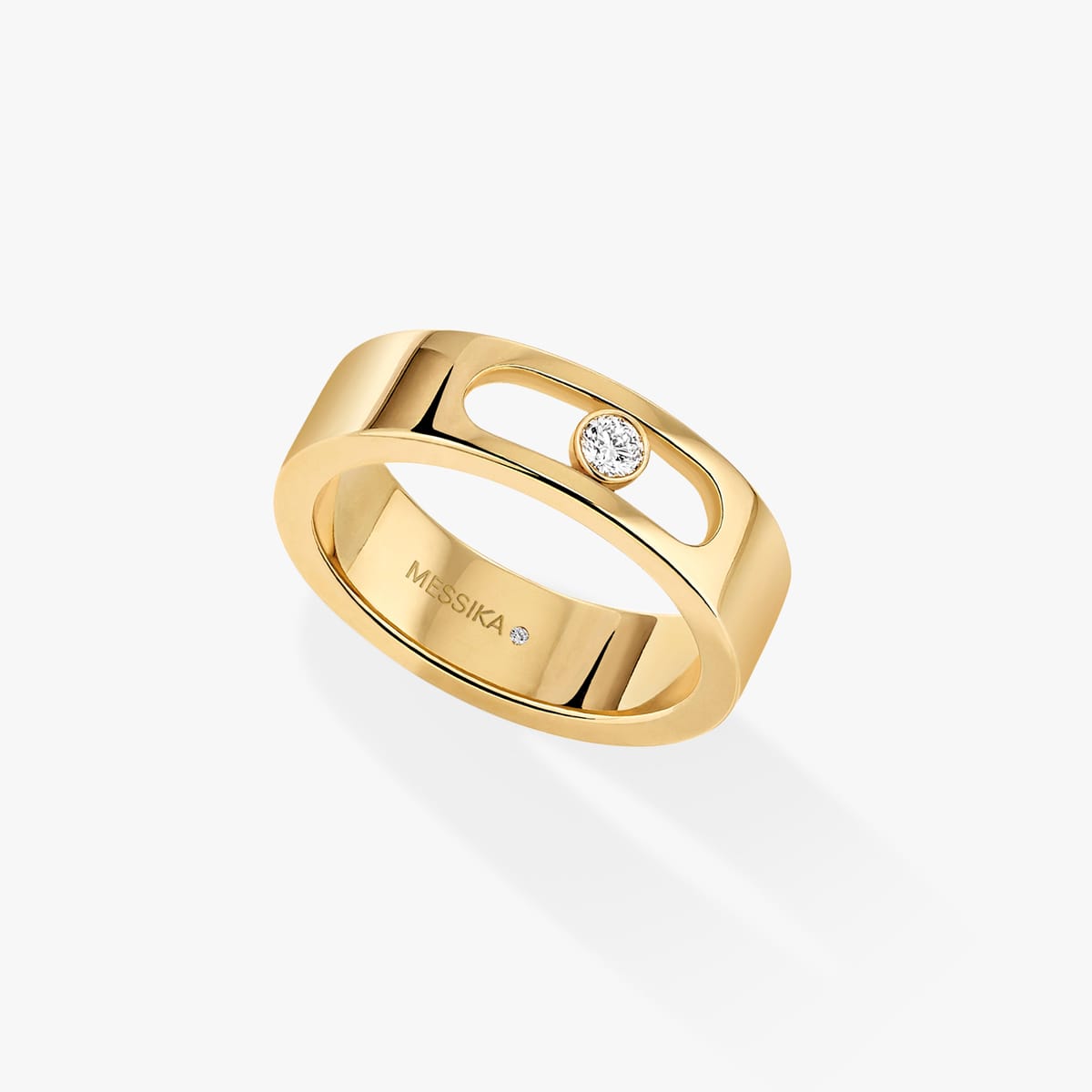 Move Joaillerie结婚戒指 Yellow Gold Diamond Mixed Ring 11701-YG