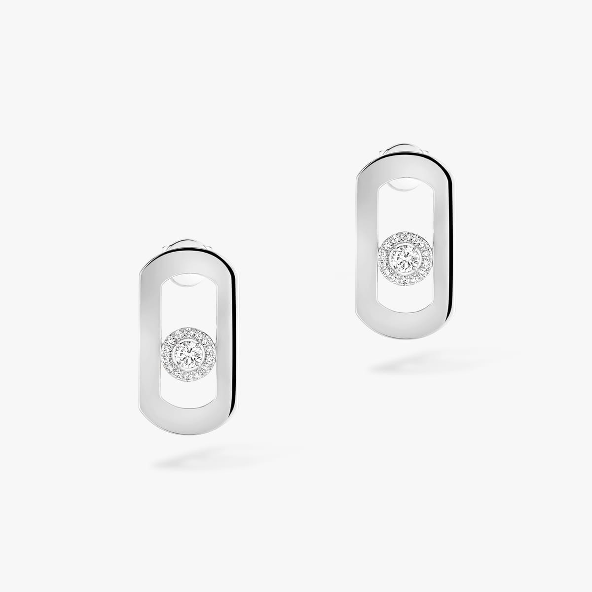 So Move White Gold Diamond For Her Earrings 12930-WG