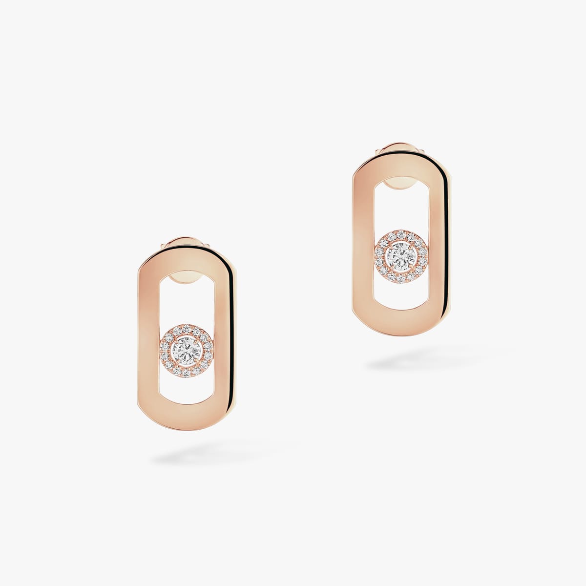 So Move Pink Gold Diamond For Her Earrings 12930-PG