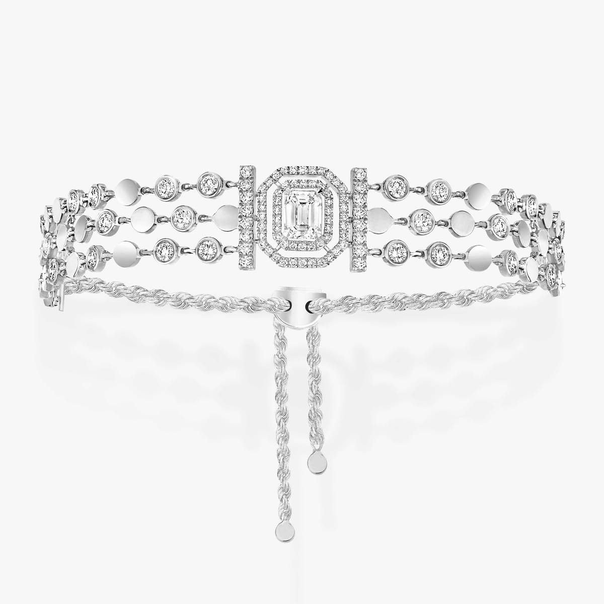 D-Vibes多圈手链 White Gold Diamond For Her Bracelet 12433-WG