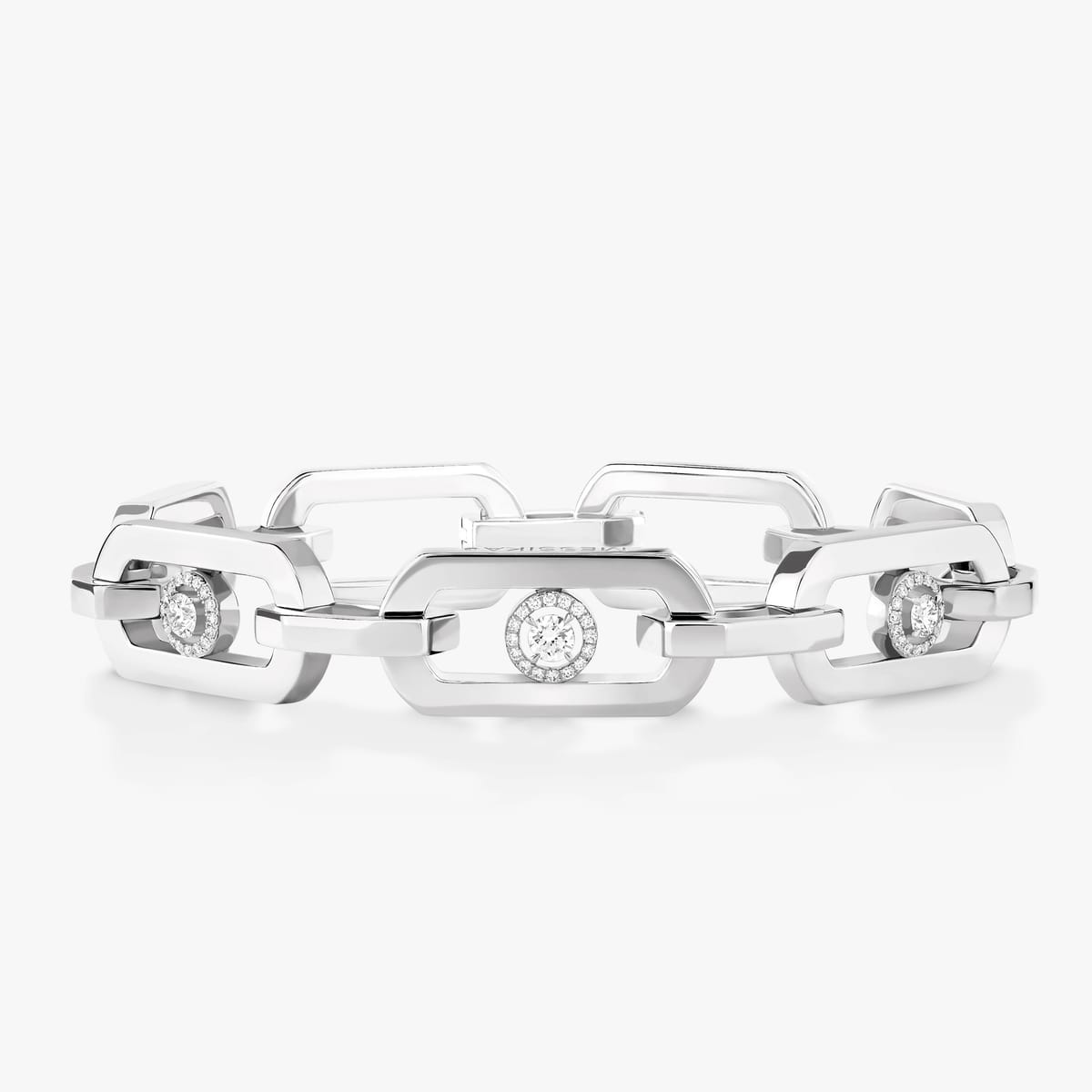 So Move珠宝作品,超大号款 White Gold Diamond For Her Bracelet 13133-WG