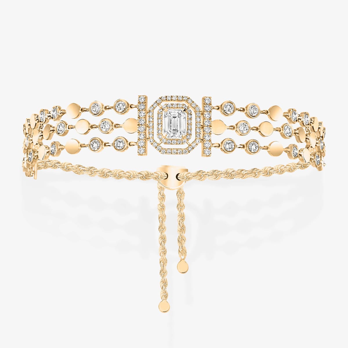 D-Vibes多圈手链 Yellow Gold Diamond For Her Bracelet 12433-YG