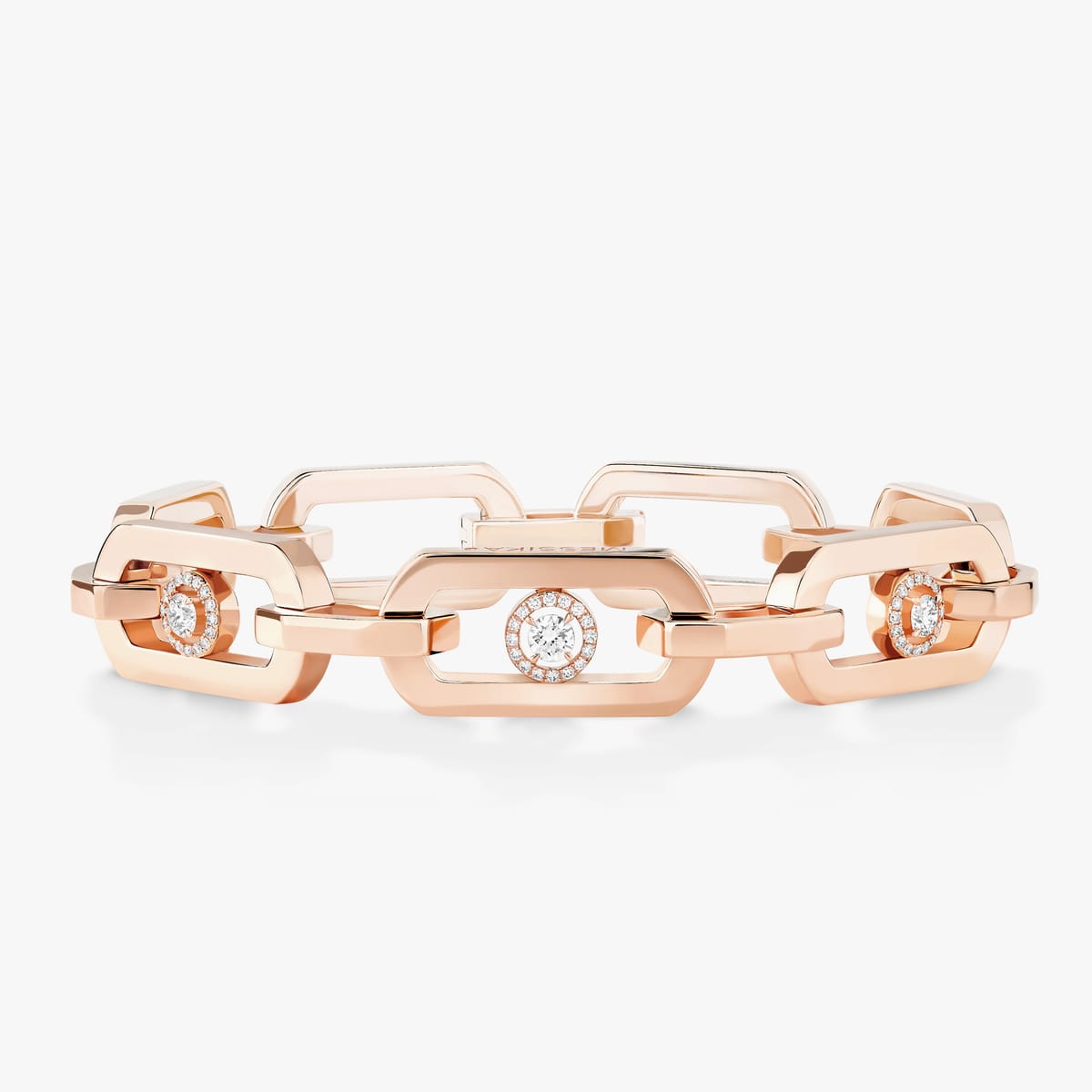 So Move珠宝作品，超大号款 Pink Gold Diamond For Her Bracelet 13133-PG