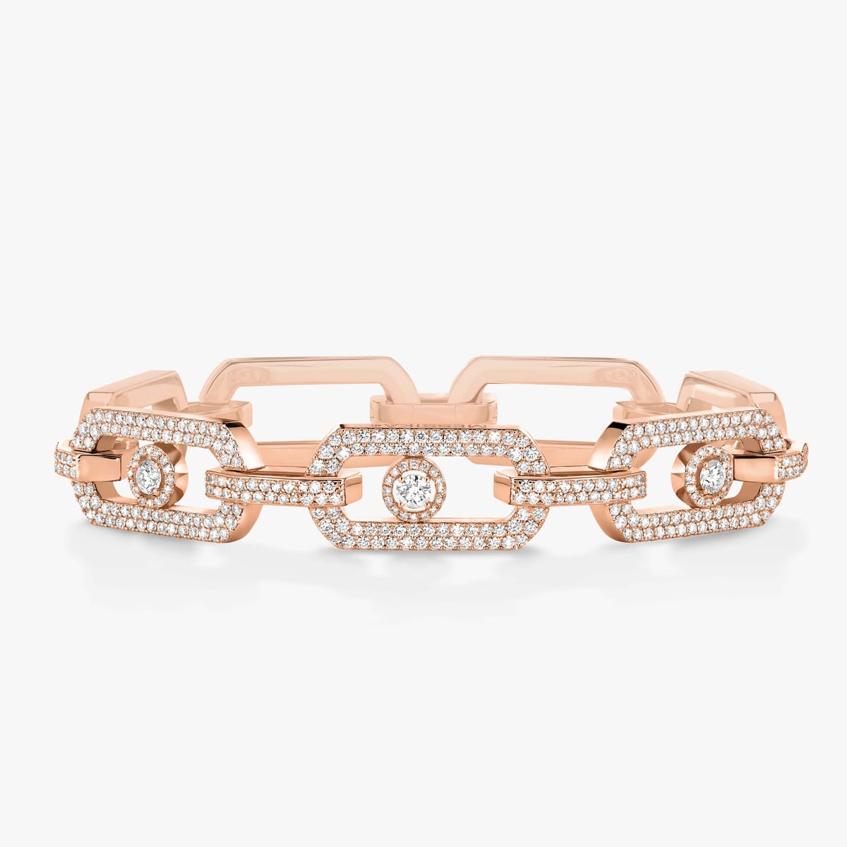So Move密镶钻石超大号款 Pink Gold Diamond For Her Bracelet 12942-PG