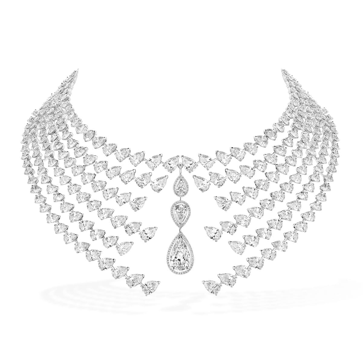 Shards of Mirror系列 White Gold For Her Necklace 06979-WG