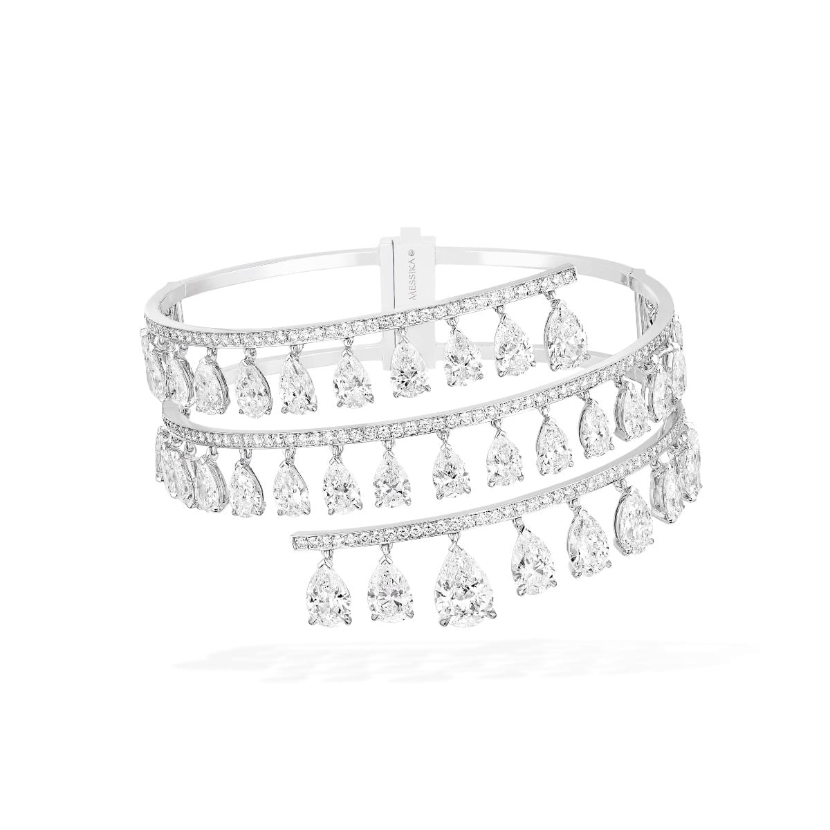 Diamond Whirl系列 White Gold For Her Bracelet 07059-WG