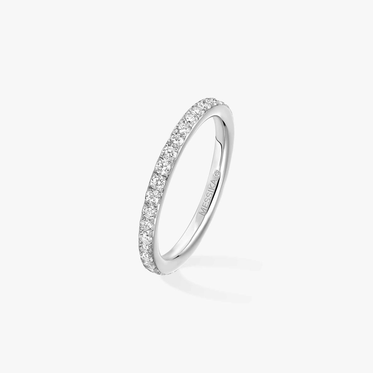 Gatsby结婚戒指 White Gold Diamond For Her Ring 04036-WG
