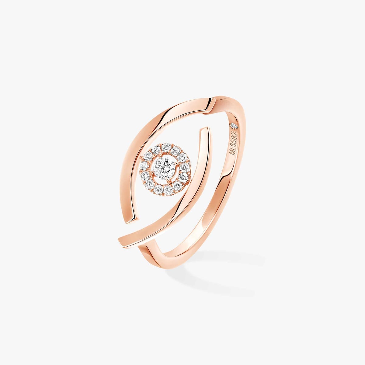Lucky Eye戒指 Pink Gold Diamond For Her Ring 10036-PG