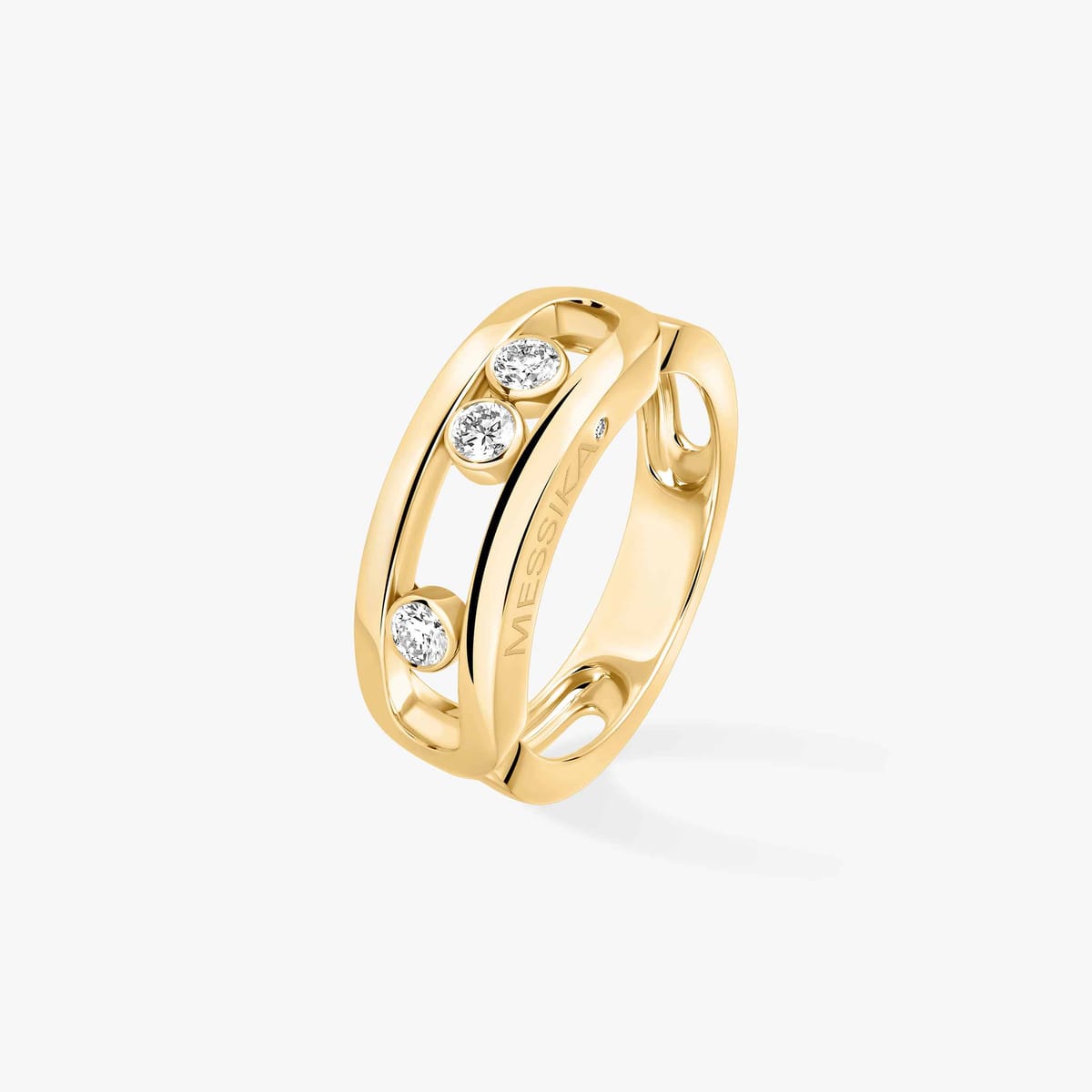 Bague Move Classique Yellow Gold Diamond For Her Ring 03998-YG