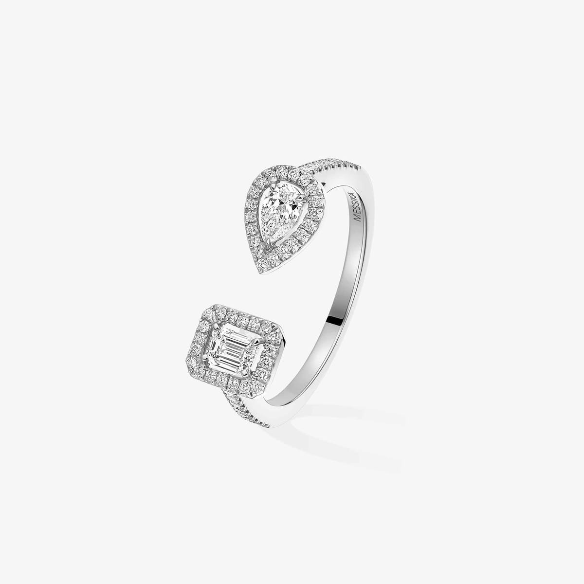 My Twin Toi & Moi 0.15克拉 x2 White Gold Diamond For Her Ring 06471-WG