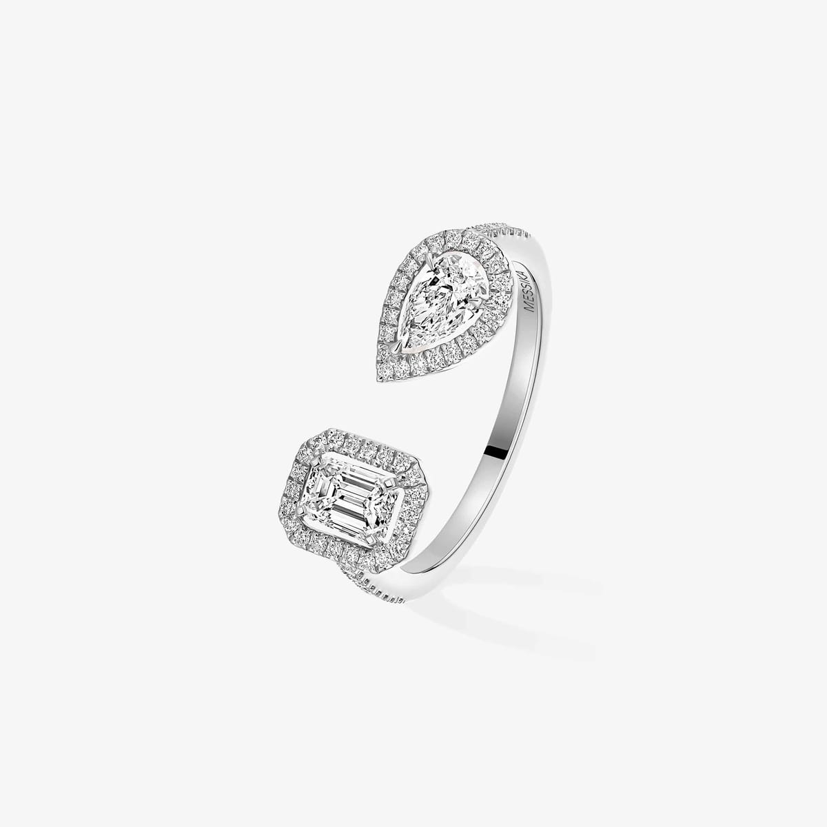 My Twin Toi & Moi 0.25克拉 x2 White Gold Diamond For Her Ring 06636-WG