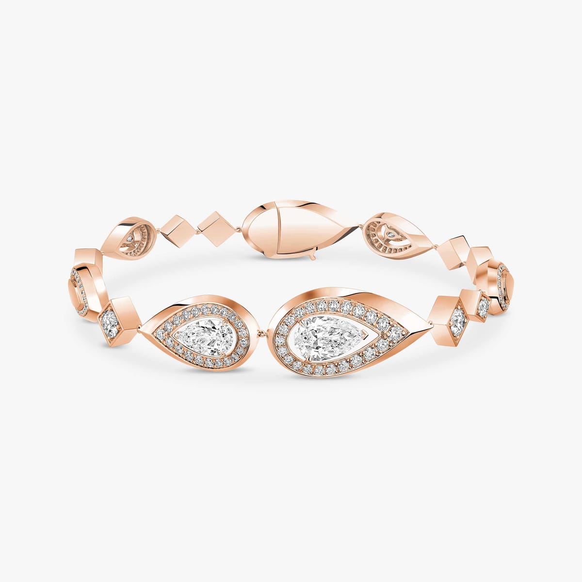 Bracelet rivière Fiery 玫瑰金 钻石 她的珍礼 手链 15237-PG