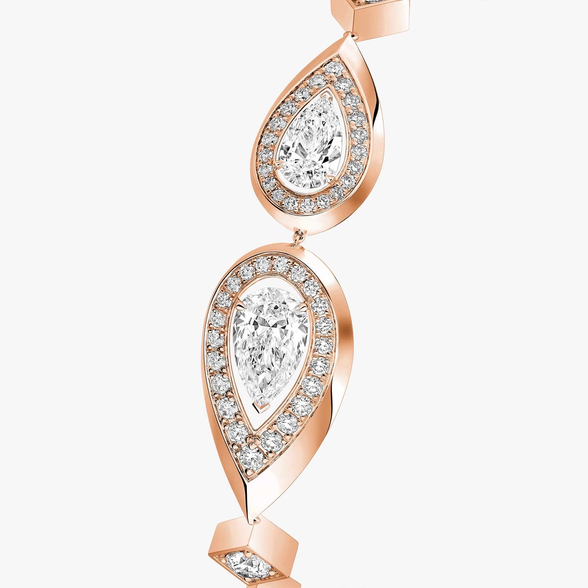 Bracelet rivière Fiery 玫瑰金 钻石 她的珍礼 手链 15237-PG
