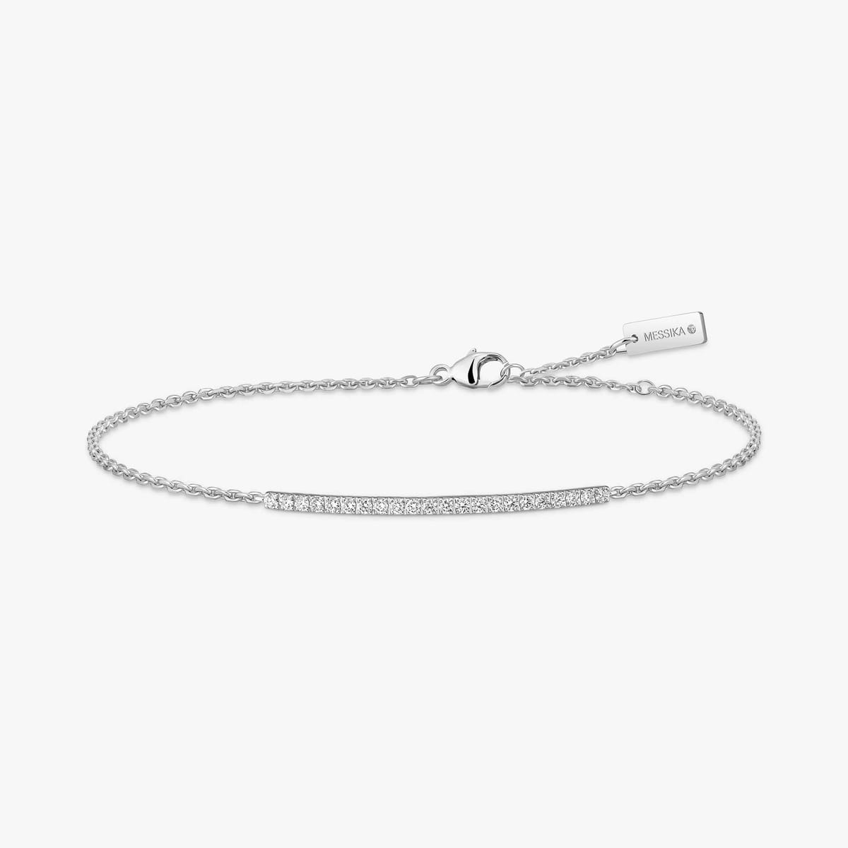 Gatsby排钻 白金 钻石 她的珍礼 手链 05446-WG
