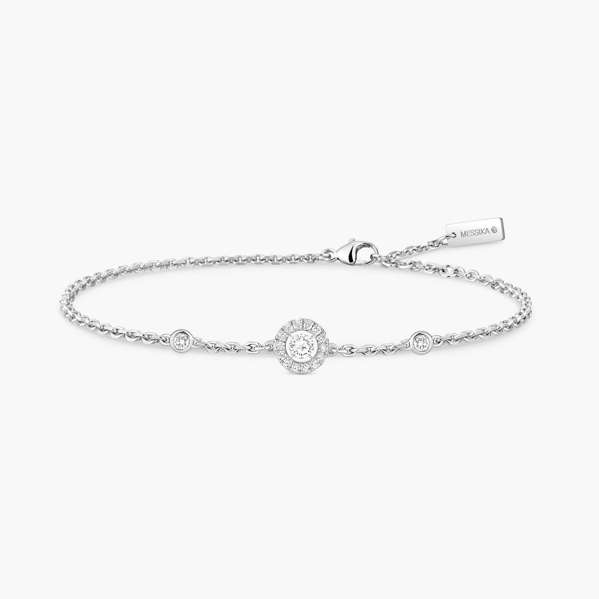 Joy超小号款 白金 钻石 她的珍礼 手链 05337-WG
