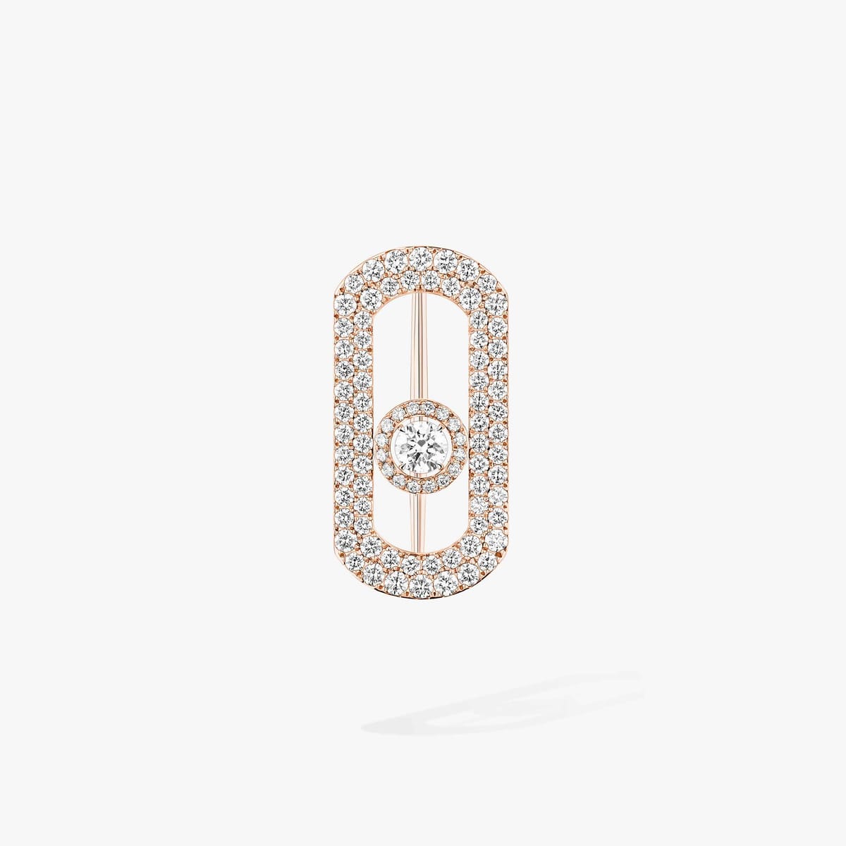 So Move密镶钻石胸针 玫瑰金 钻石 混合的 Broche 14960-PG