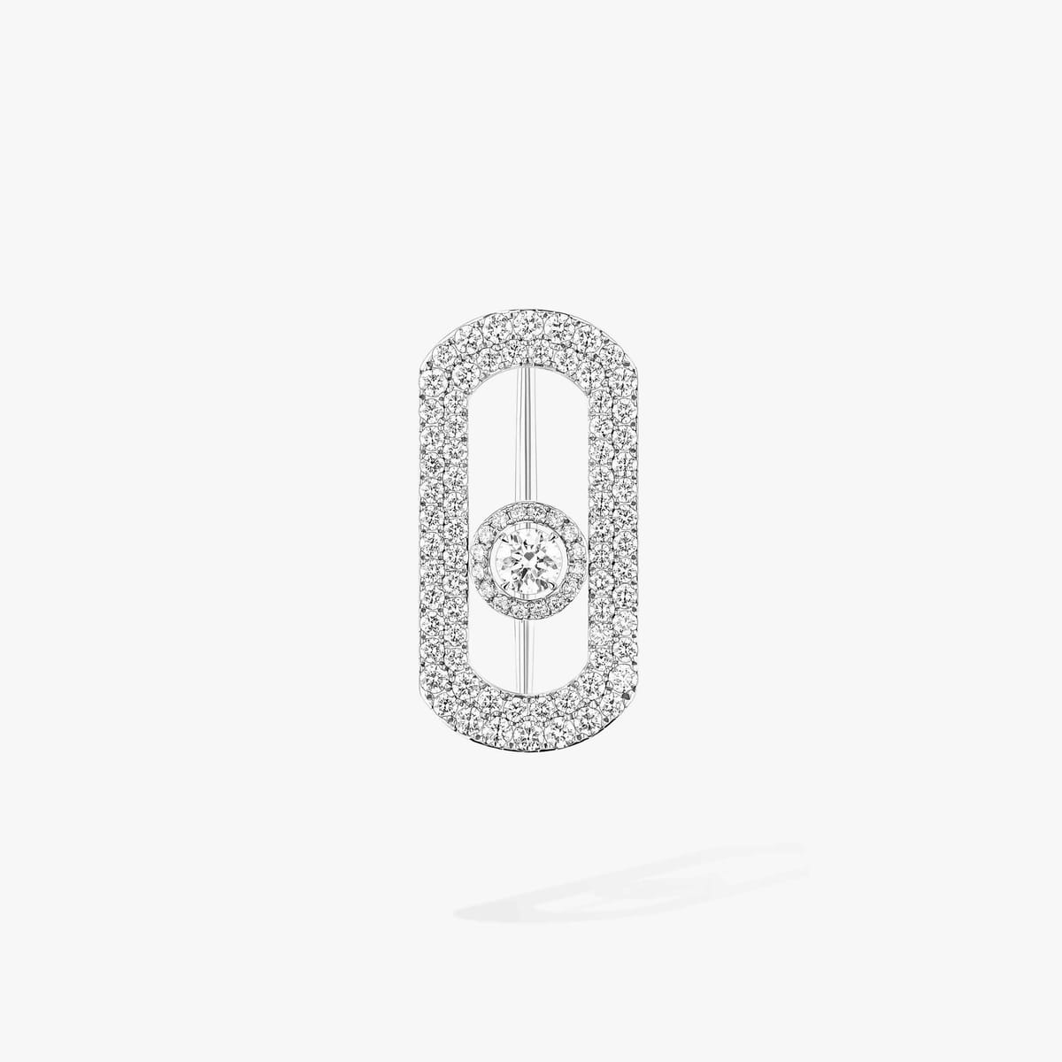 So Move密镶钻石胸针 白金 钻石  混合的 Broche 14960-WG