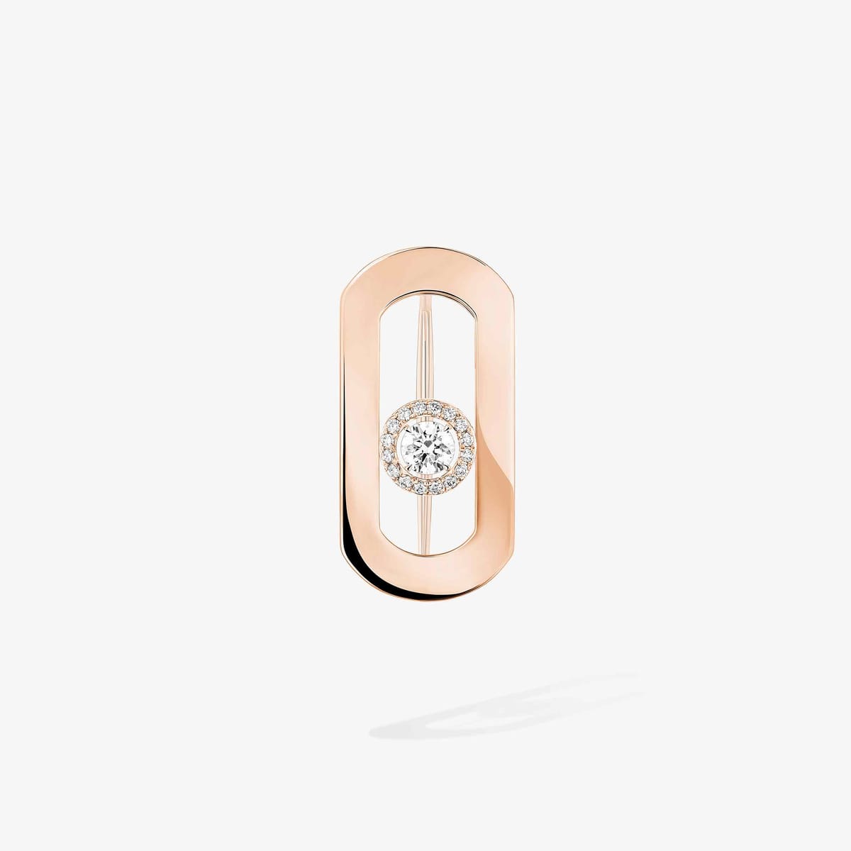 So Move胸针 玫瑰金 钻石 混合的 Broche 14959-PG