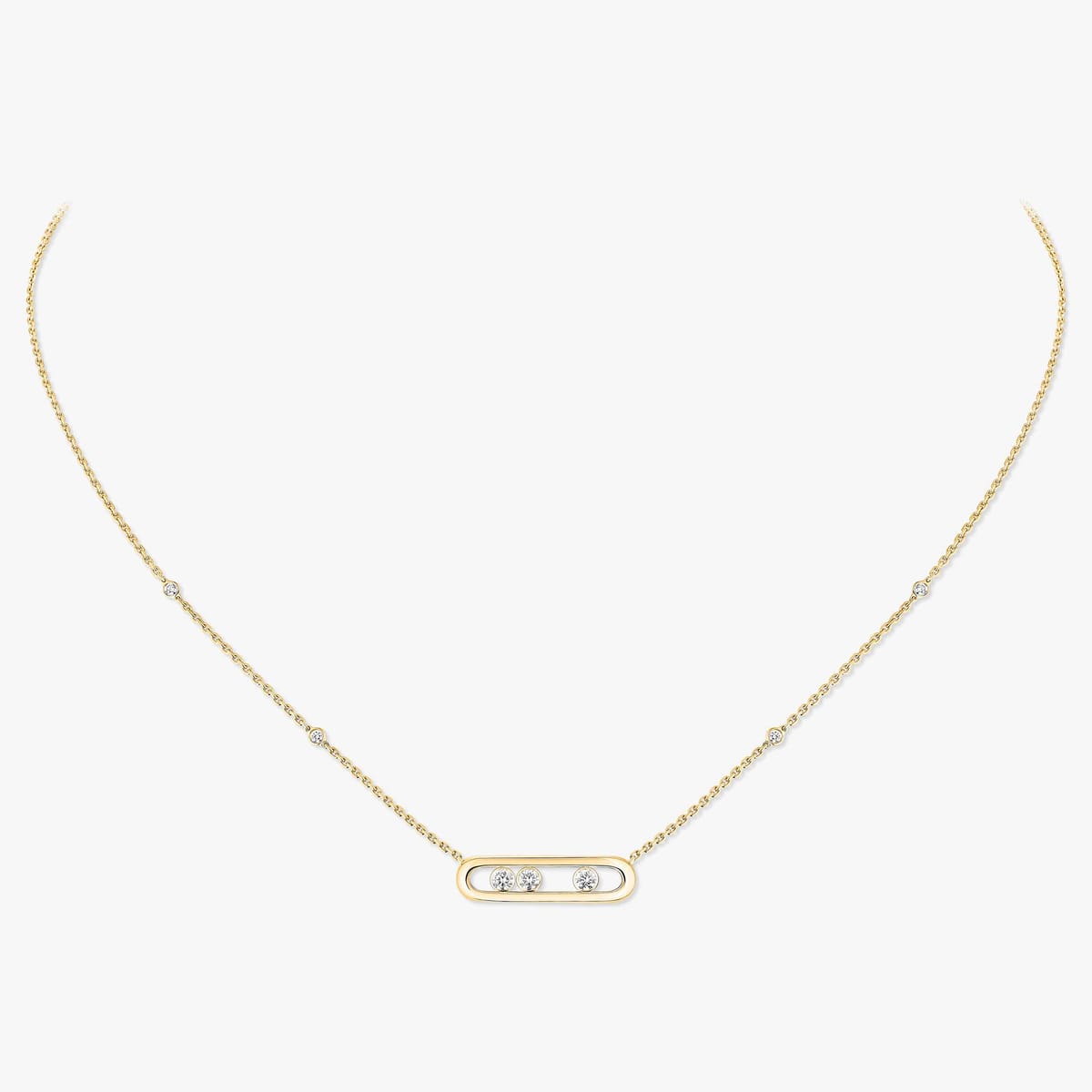 Collier Baby Move 黄金 钻石  她的珍礼 项链 04323-YG