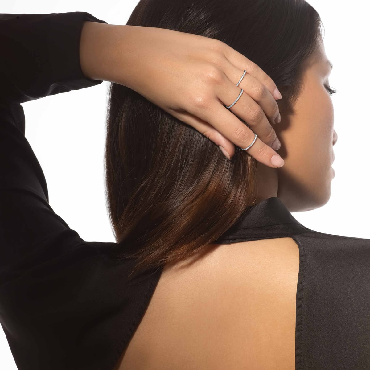 Gatsby结婚戒指 超小号款 White Gold Diamond For Her Ring 05064-WG