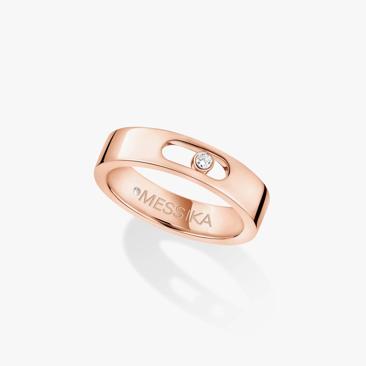 Move Joaillerie 结婚戒指 Pink Gold Diamond For Her Ring 13553-PG