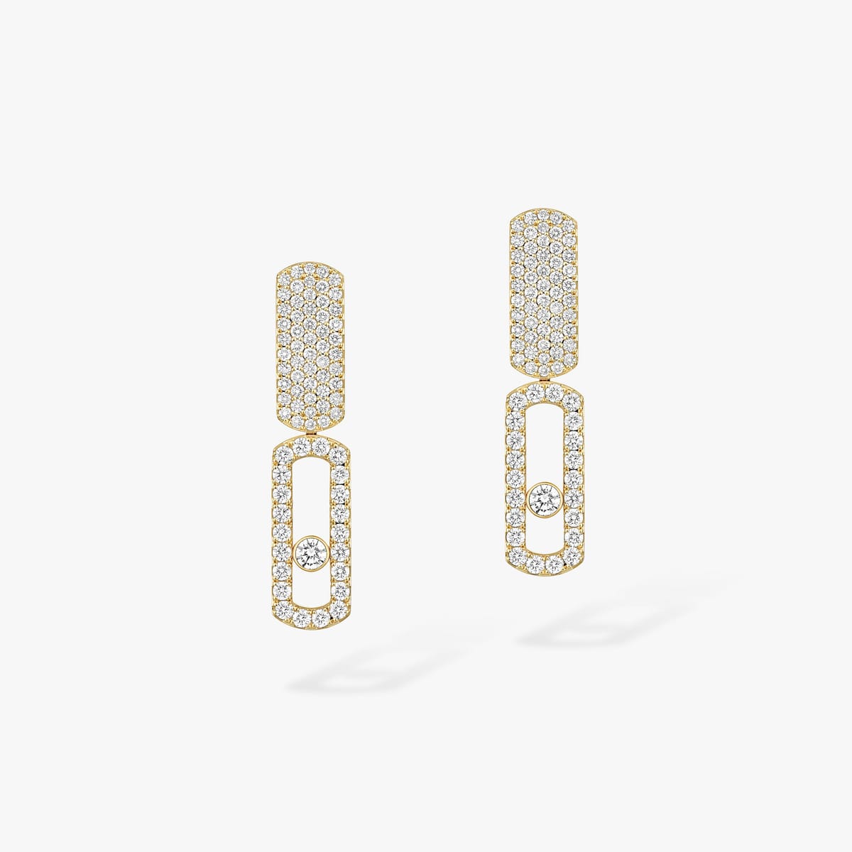 Imperial Move 大号款 Yellow Gold Diamond For Her Earrings 13754-YG