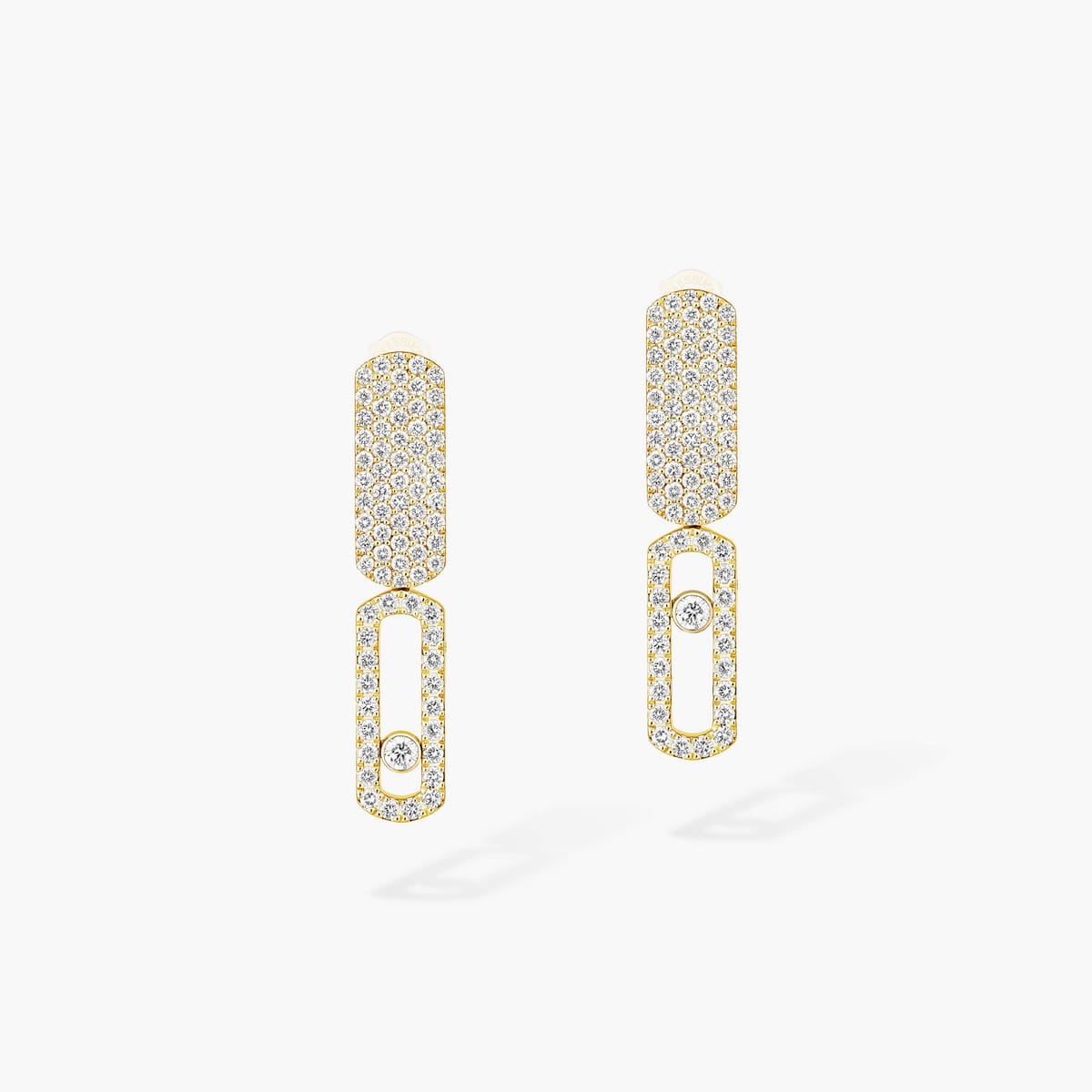 Imperial Move 小号款 Yellow Gold Diamond For Her Earrings 13930-YG