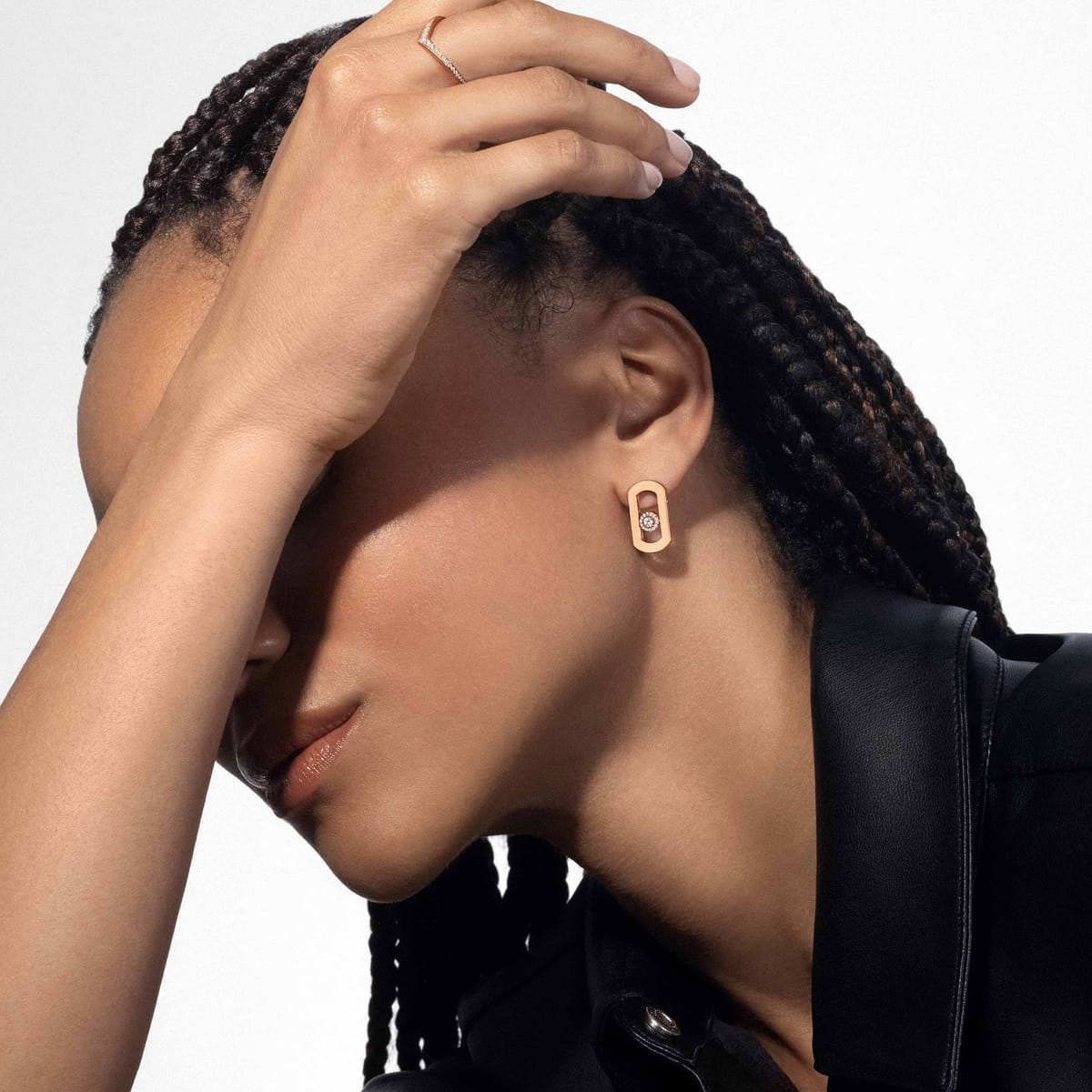 So Move Pink Gold Diamond For Her Earrings 12930-PG