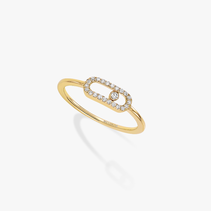 Move Uno Yellow Gold Diamond For Her Ring 04705-YG