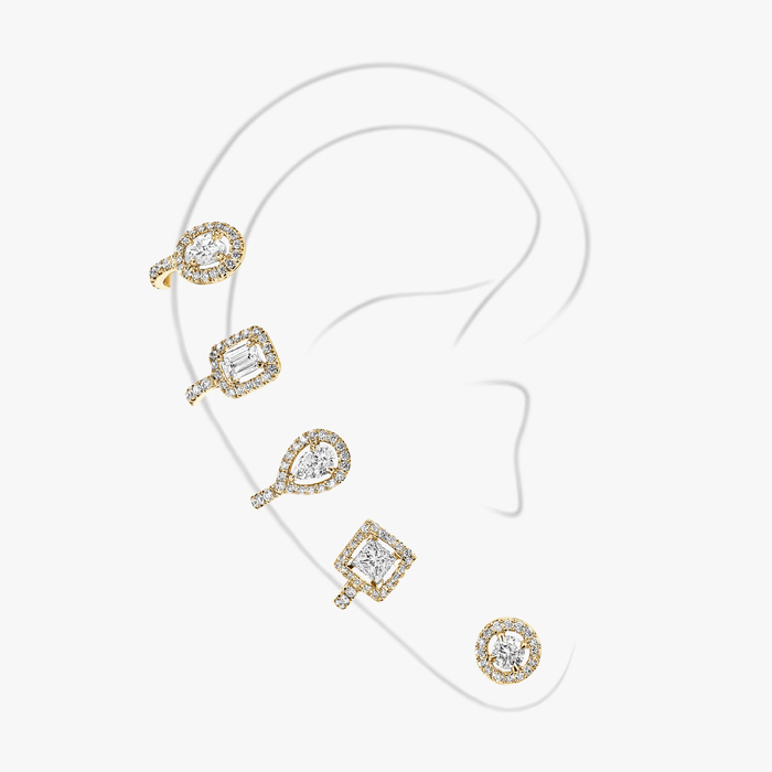 Boucles d'oreilles Femme Or Jaune Diamond My Twin Multiformes 06158-YG