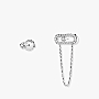 Move Uno耳链和耳钉 白金 钻石  她的珍礼 耳环 12146-WG