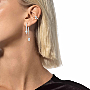 My Twin中耳廓单边耳夹 PS 1x0,10克拉  白金 钻石  她的珍礼 耳环 10121-WG