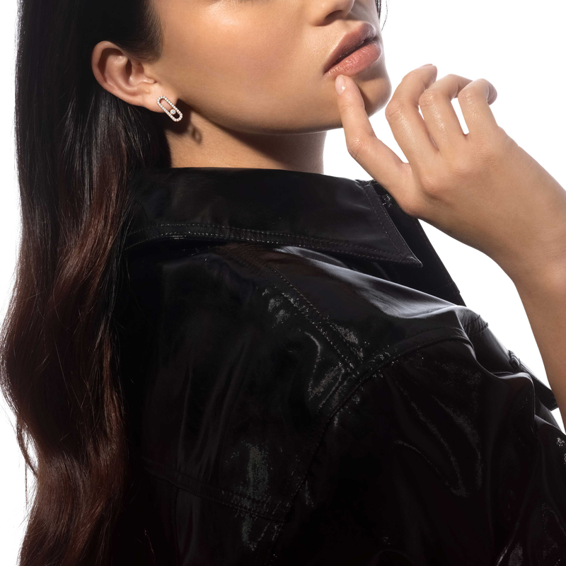 Pendiente individual Move Uno con pavé derecha