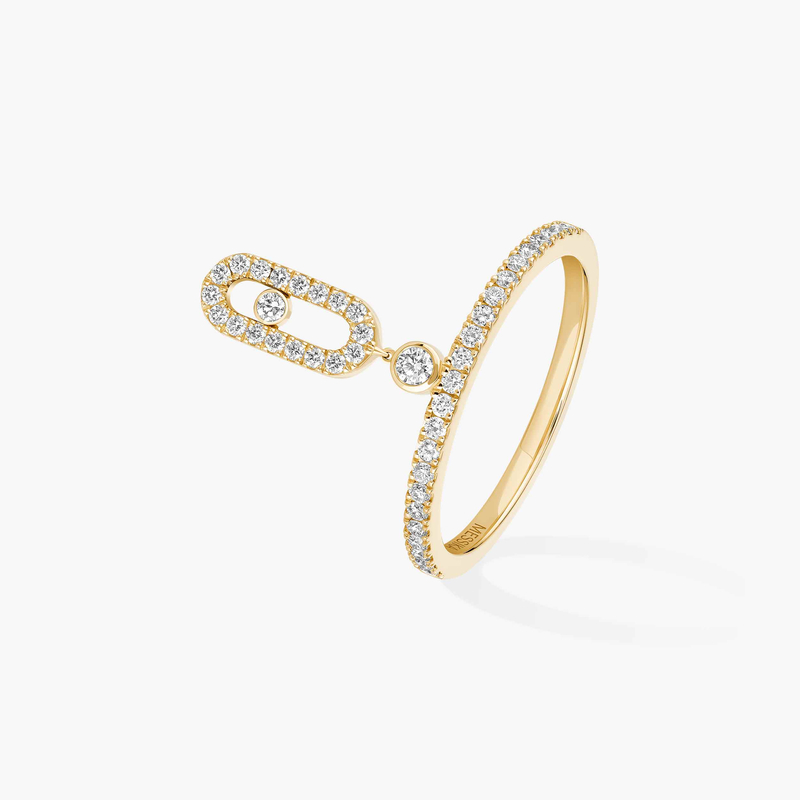 Move Uno密镶钻石吊坠