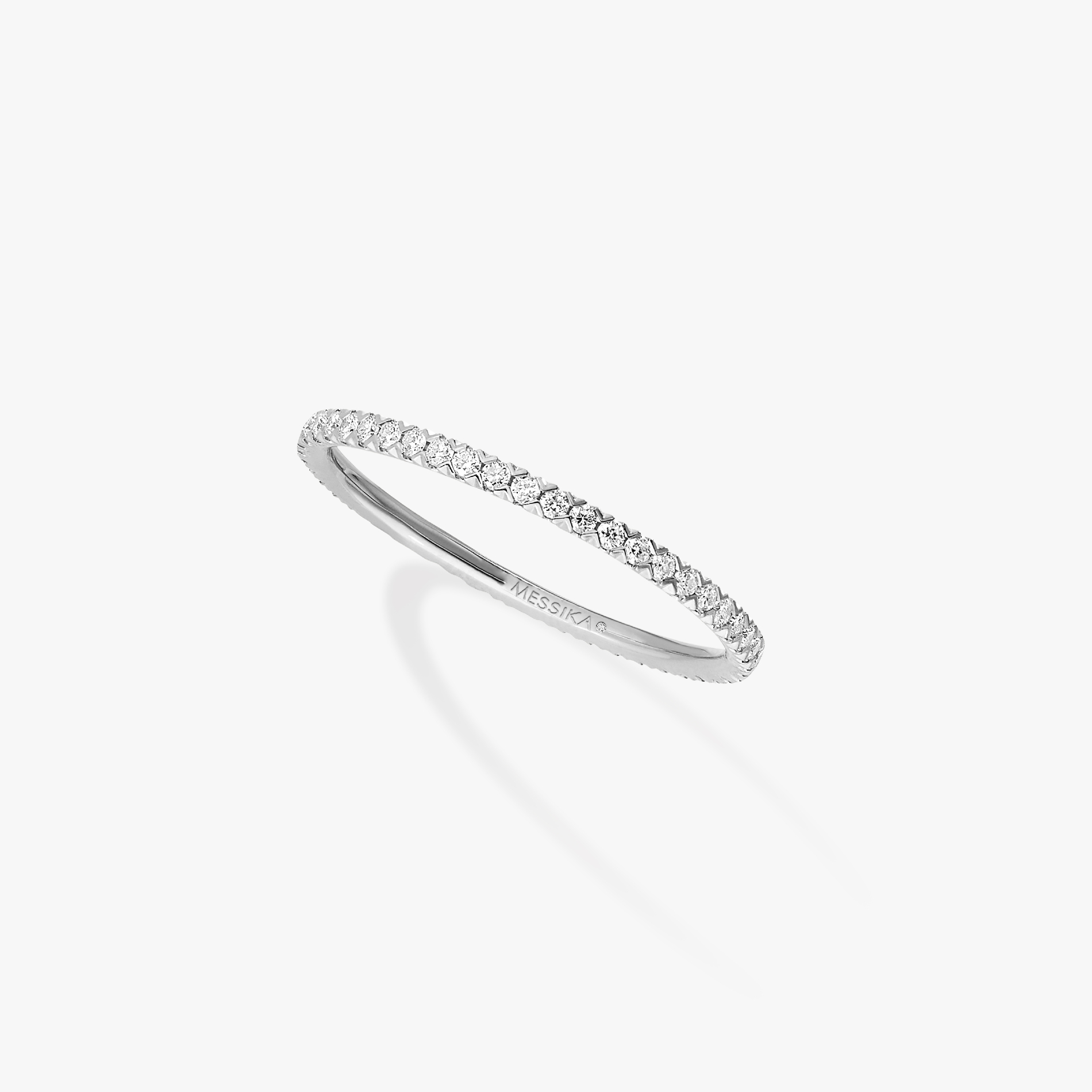 Gatsby结婚戒指 白金 钻石  她的珍礼 戒指 04036-WG