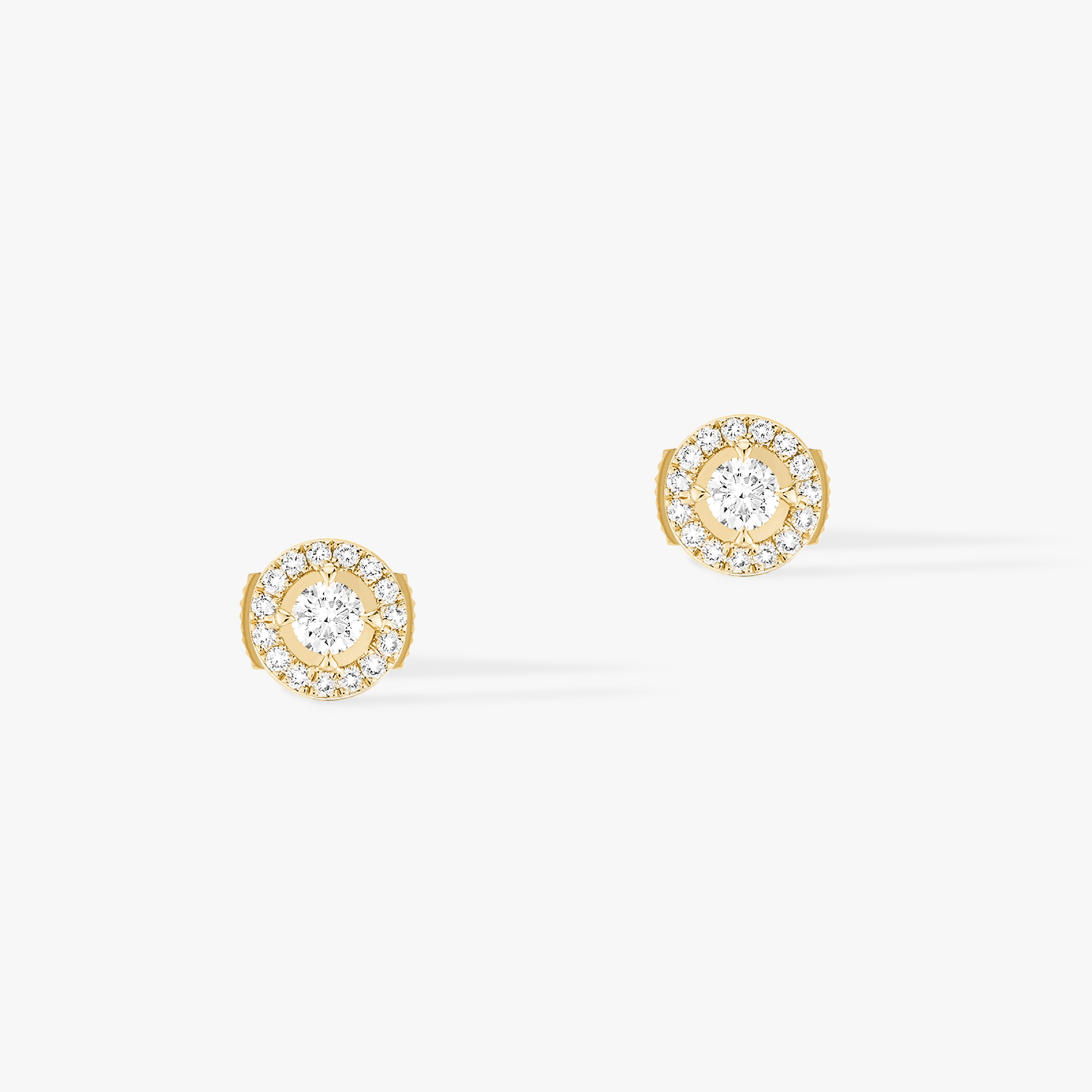 Boucles d'oreilles Femme Or Jaune Diamond Joy Diamants Ronds 0,10ct x 2 06991-YG