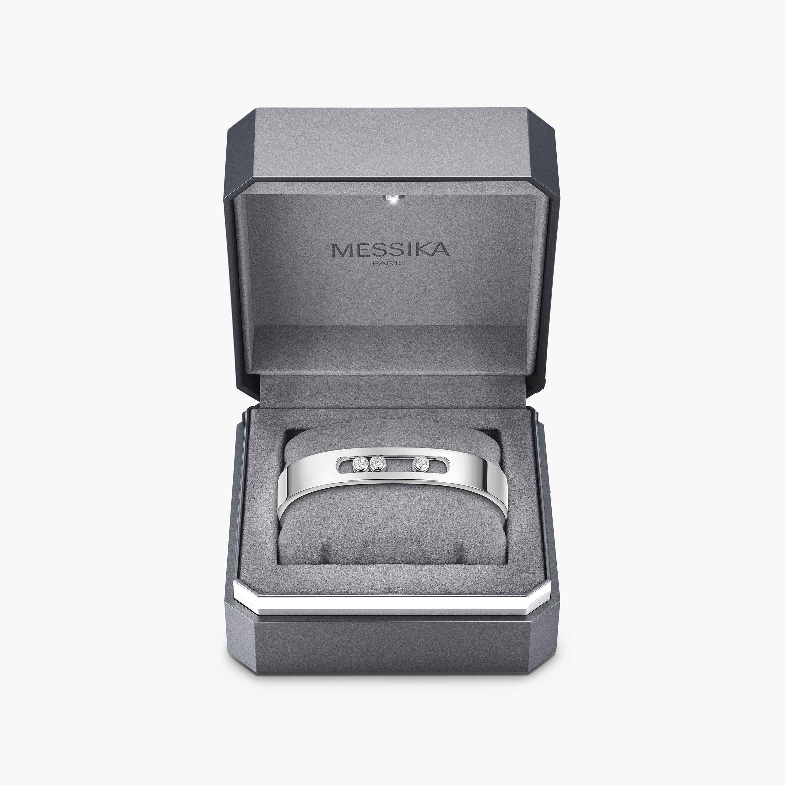 Move Joaillerie白金钻石手镯| Messika梅西卡13725-WG