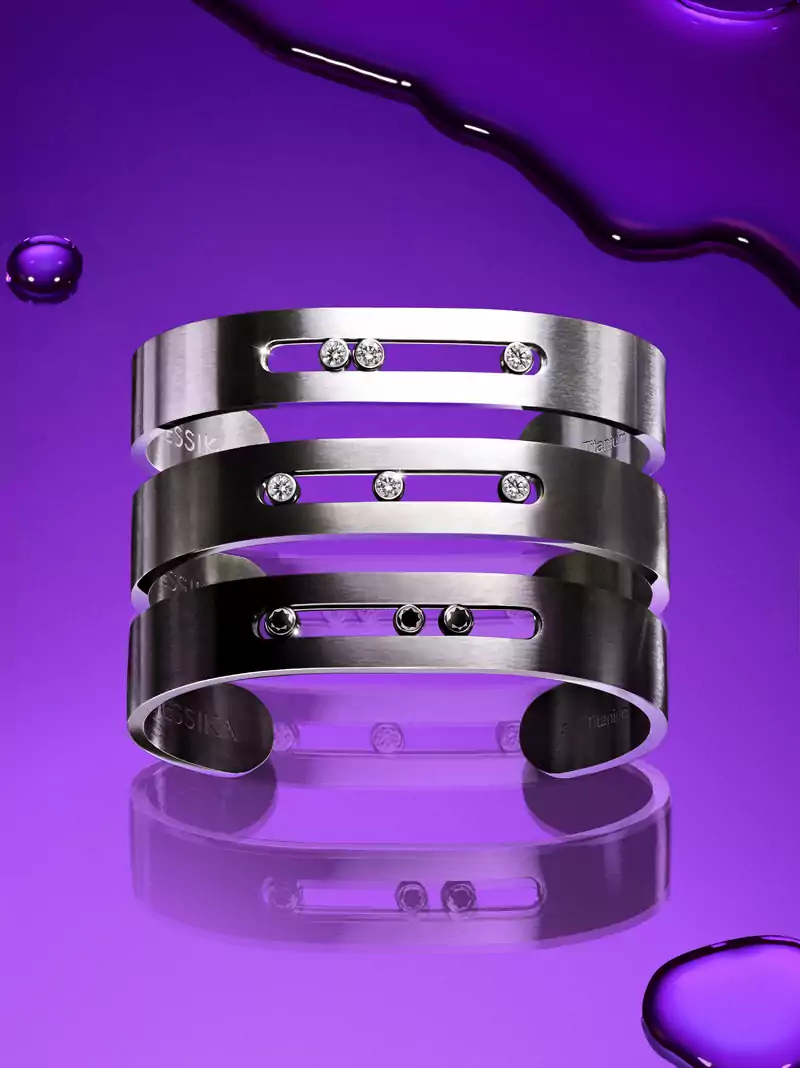 White Gold Wedding Ring for Men Emotion Messika 08035WG