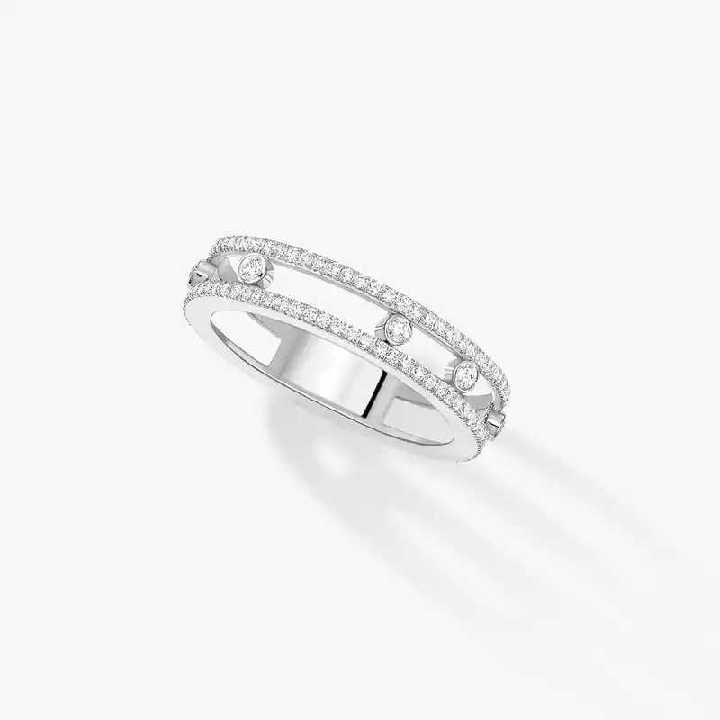 Move Romane结婚戒指 White Gold Diamond For Her Ring 07080-WG