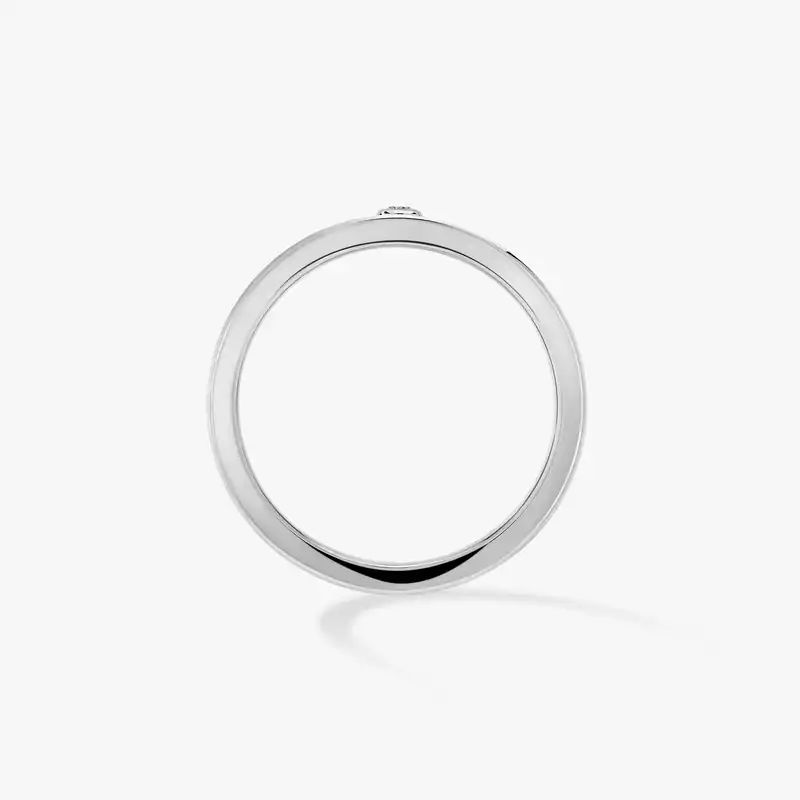 Move Titanium系列小号款  Natural Titanium Diamond For Him Ring 07166-TN