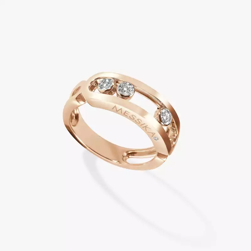 Move Classique Pink Gold Diamond For Her Ring 03998-PG