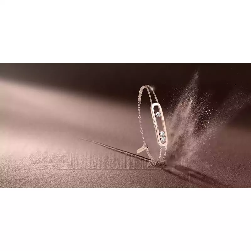 Move Classique 玫瑰金 钻石  她的珍礼 手链 03996-PG