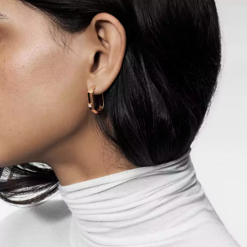 Pendiente individual de aro Moderniste PM