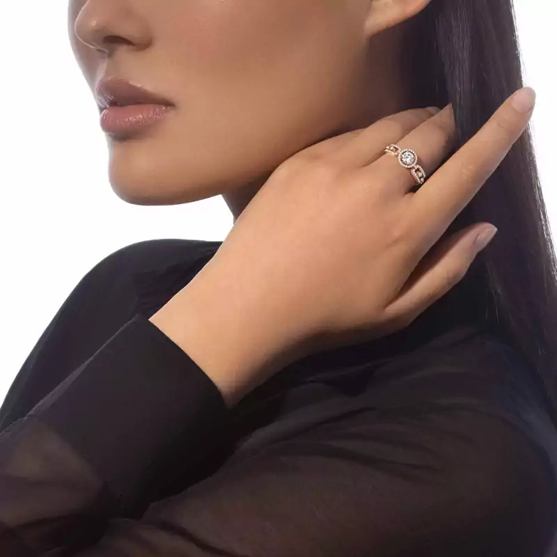 Move Link 0.50克拉单钻戒指