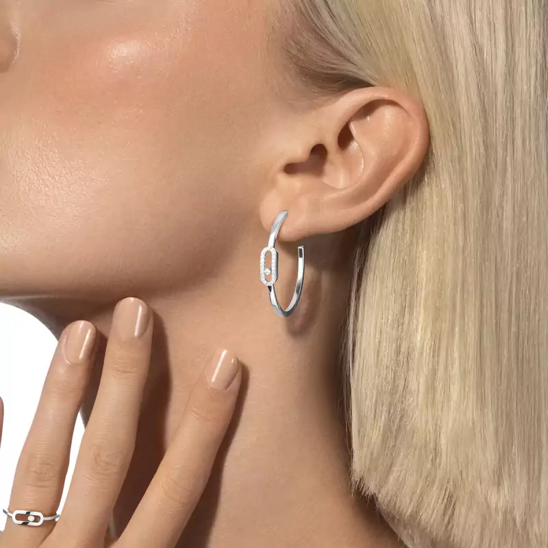 Pendientes de aro Move Uno PM