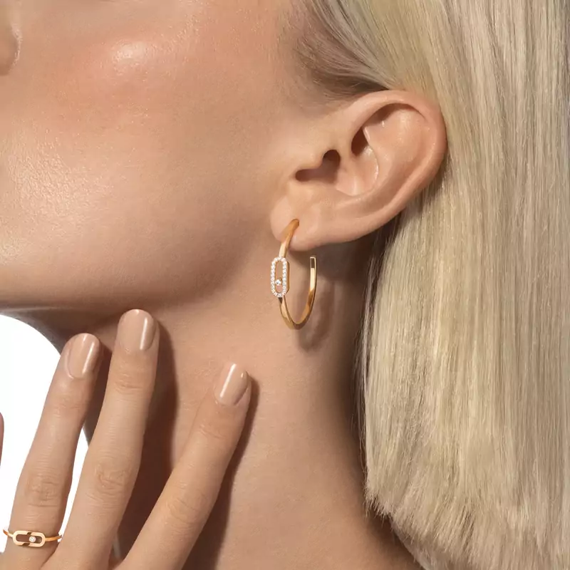 Pendientes de aro Move Uno PM